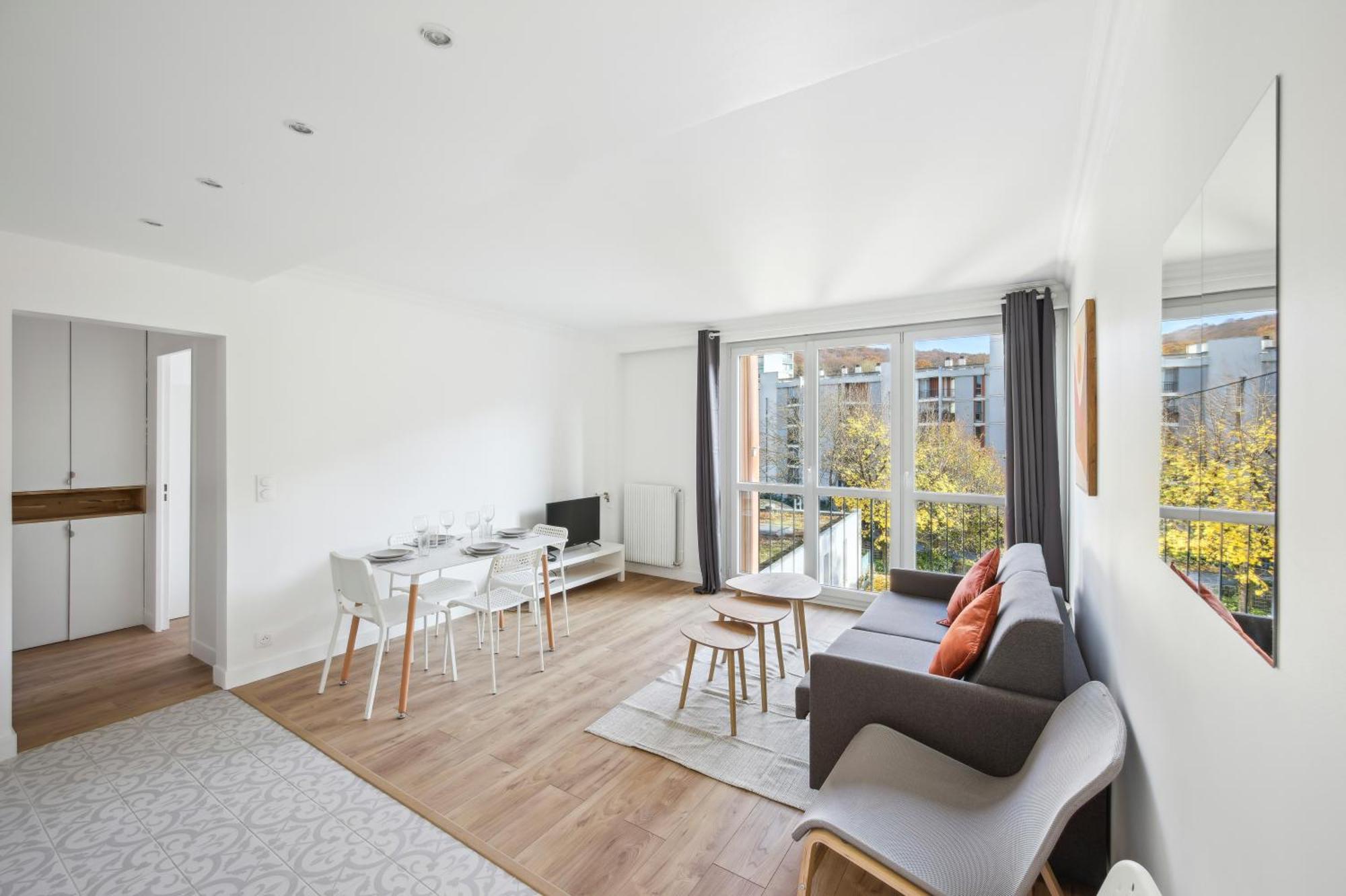 Apartamento Chic Apart With Parking Chaville Exterior foto